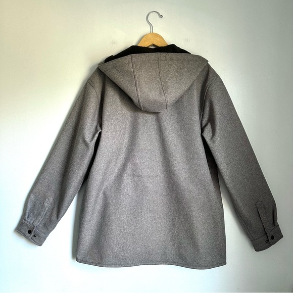 Carhartt Rain Defender Hooded Jacket Men’s Large Relaxed Fit Gray - Picture 6 of 13